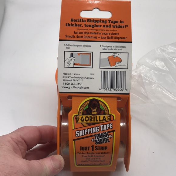Gorilla Lot of 2 Rolls of Tapes—1–Shipping & 1–Repair/Both Clear - Picture 7 of 9